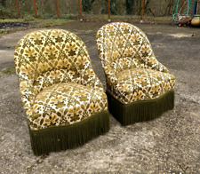 2 Fauteuils crapauds en bon état de bonne fabrication &amp; très confortable