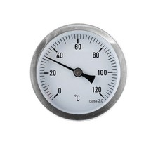 Thermomètre métal or