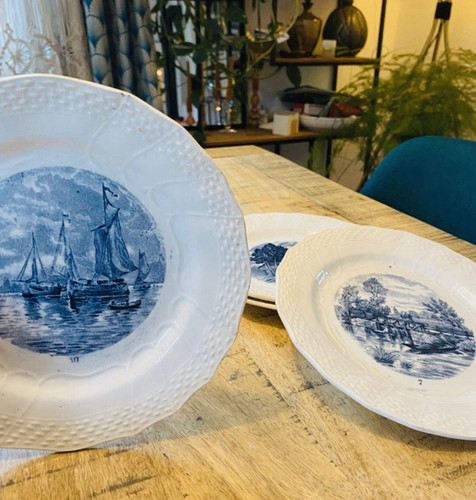 Delft lot assiettes - lot, d’assiettes