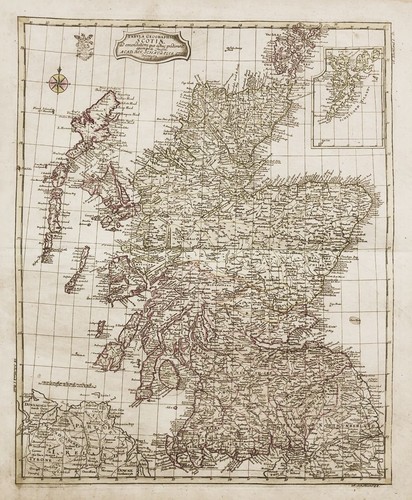 Carte écosse schottland - carte,