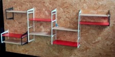 Etagères modulables vintages 1970 Schuberth-Werk Braunschweig modular shelves