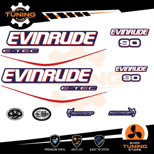 Kit autocollants pour moteur - kit,