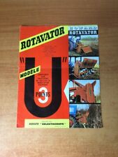 ROTOVATOR MODELE "U" HOWARD