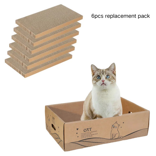 Tapis grattoir chat carton - grattoir,