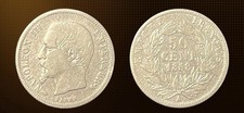 Pièce 50 Centimes 1858 A