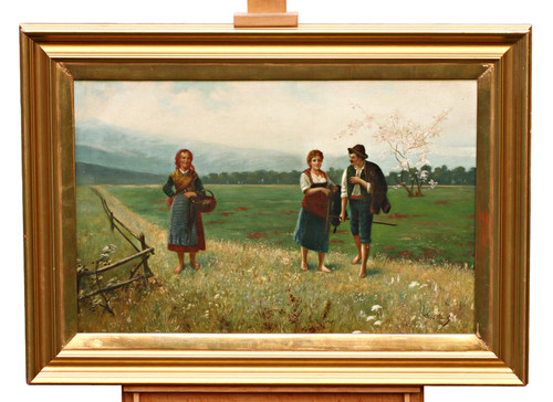 Scène ferme figures - de,