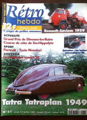 Retro hebdo renault - retro,