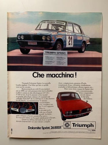 Publicite annees triumph - publicite, 70