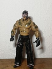 figurine figure rey mysterio black purple deluxe aggression jakks pacific wwe