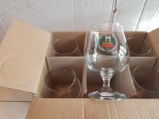 6 verres à  bière PALM