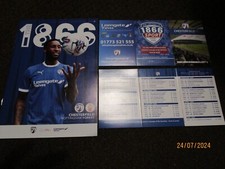 CHESTERFIELD  v  NOTTINGHAM FOREST  2024/25 P.S. FRIENDLY  JULY 13th + FIXTURES