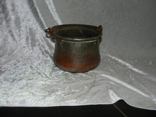 Antique Copper Pot Cauldron +