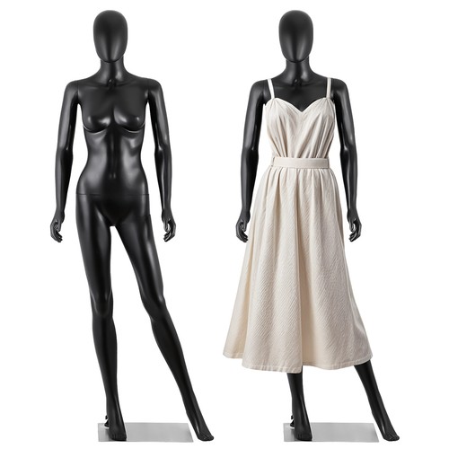 Black female mannequin - black,