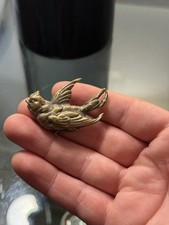 Broche & Oiseau Métal & XIX