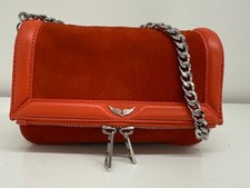 Authentic Zadig & Voltaire Orange Rock Nano Novel Bag