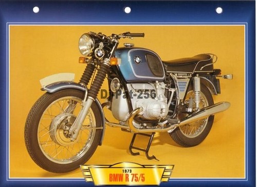 Fiche moto bmw 5 r75 - fiche,