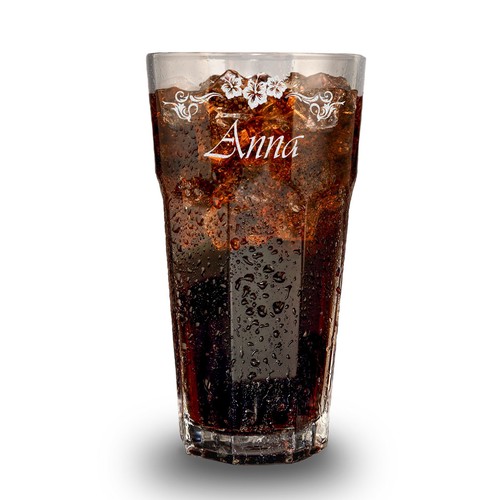 Verre long drink avec - À,