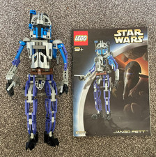 Lego Technic STAR WARS  8011  Jango Fett complete build with Instructions no Box