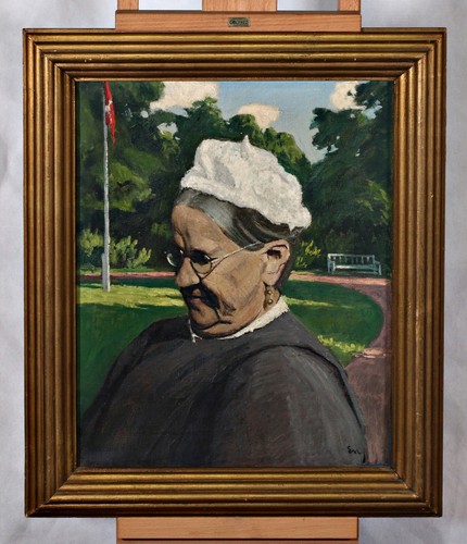 Portrait une femme - d'une, Âgée