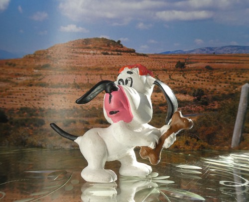 Droopy avec de tex - un,