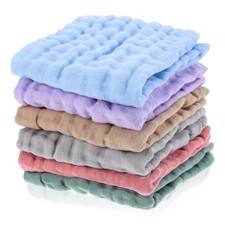 Lot de 6 gants de toilette