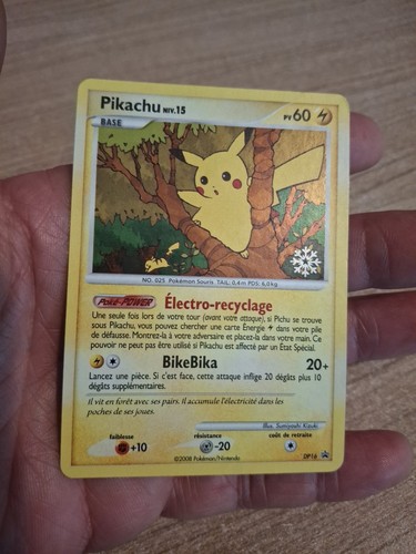 Carte pokémon pikachu dp16 - carte,