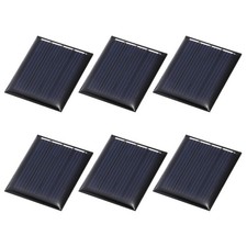 6Pcs Panneaux Solaires Mini 2V