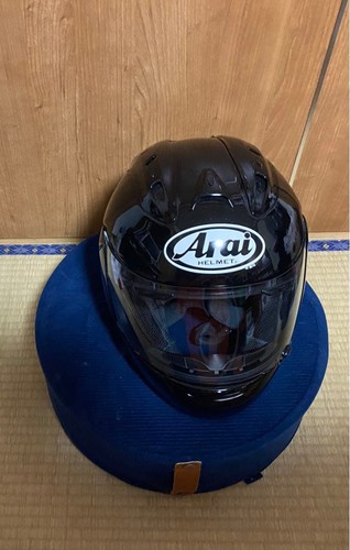 Arai black full face helmet - arai,