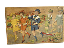 Jeu de Cubes Ancien 6 Puzzles