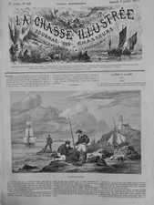 1875 LOBSTER FISHING BASKET 1 ANTIQUE NEWSPAPER