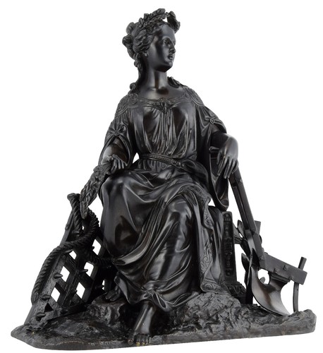Cérès kaminuhr empire clock - kaminuhr,