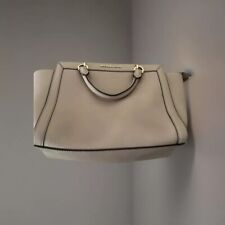 Michael Kors Ellis Large Saffiano Leather Satchel Shoulder Bag, Tote blush beige