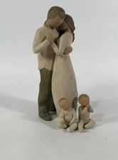 Willow Tree Promise Figurines Loving Couple with 2 Adorable Babies; Susan Lordi