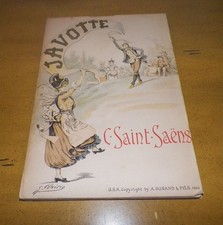 Javotte partition musicale