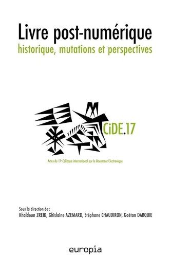 Livre post numerique - livre,