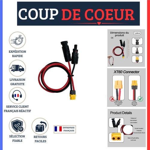 Câble adaptateur xt60 - adaptateur, panneau