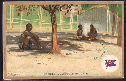 Carte postale artiste belge - carte, d'artiste