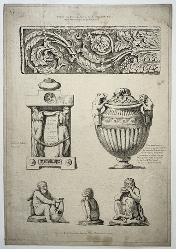 Vase fragment frise medicis - fragment,