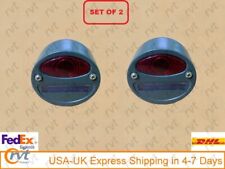 Jeu de 2 feux arrière Cat Eye vert 4" pour camion Jeep Willys MB Ford GPW