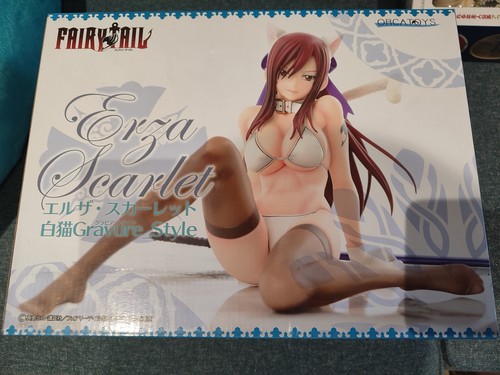 Figurine erza scarlet - figurine, white