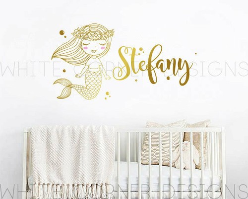 Mermaid wall decal - mermaid,
