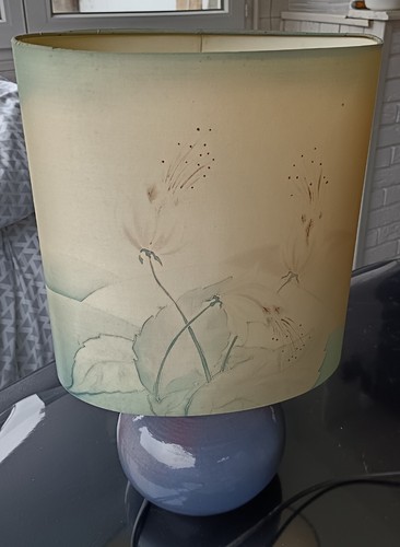 Lampe peinture sur soie - lampe, "soie"