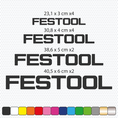 Festool stickers vinyles - 12,