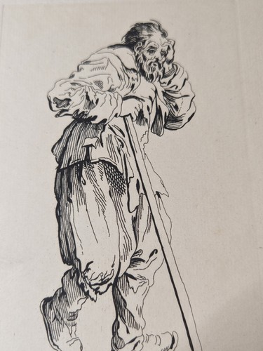 Jacques callot mendiant avec - callot,