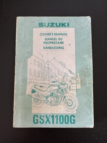 Suzuki gsx1100g 1993 manuel - gsx1100g,