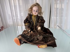 Poupée d'artiste ancienne tête porcelaine 59 cm. État voir photo