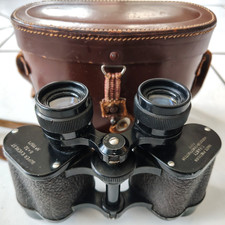 Anciennes jumelles avec étui cuir Super Everest 8 x 32 Tiranty