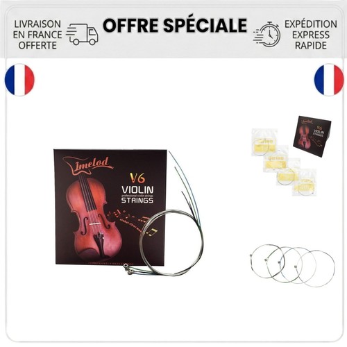 Cordes violon acier - nickelé, 2