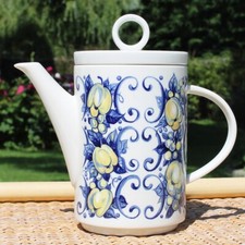 Vintage Villeroy & Boch Porcelain Glass Coffee Pourer Cadiz Model