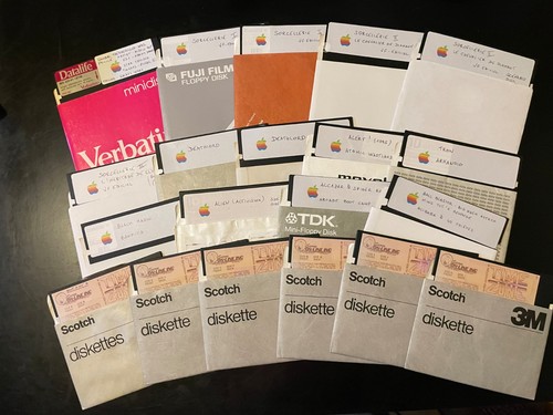 Lot disquettes jeux - 20,